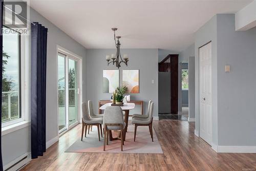 Virtually staged - 4955 Laguna Way, Nanaimo, BC - Indoor Photo Showing Dining Room