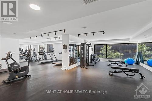 811 - 340 Queen Street, Ottawa, ON - Indoor Photo Showing Gym Room