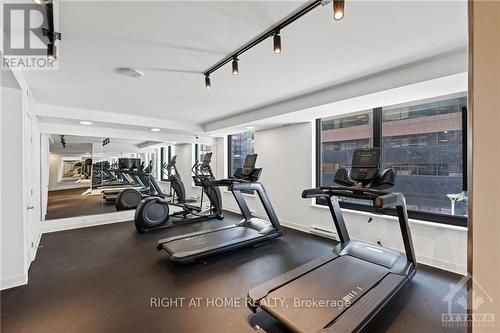 811 - 340 Queen Street, Ottawa, ON - Indoor Photo Showing Gym Room