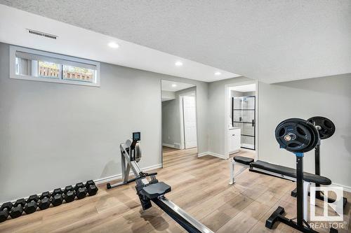 16 Westridge Cr Nw, Edmonton, AB - Indoor Photo Showing Gym Room