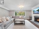 569 Indian Road, Mississauga, ON  - Indoor Photo Showing Living Room With Fireplace 