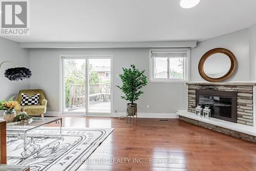 22 Sepia Drive, Toronto, ON - Indoor Photo Showing Other Room With Fireplace