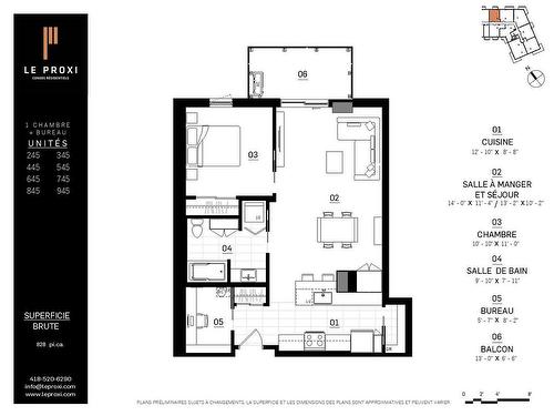 Plan (croquis) - 545-5620 Rue J.-B.-Michaud, Lévis (Desjardins), QC - Other