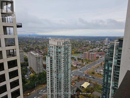 3703 - 36 Elm Drive, Mississauga, ON - Outdoor With View