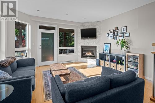 6570 Goodmere Rd, Sooke, BC - Indoor Photo Showing Living Room With Fireplace