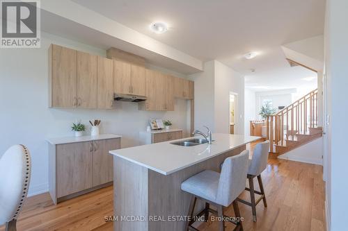 82 Salina Street, Mississauga, ON - Indoor Photo Showing Kitchen With Double Sink