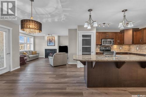 2B 5 2Nd Avenue, Lumsden, SK - Indoor Photo Showing Kitchen With Upgraded Kitchen