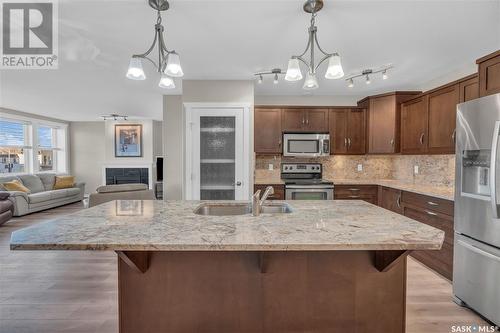 2B 5 2Nd Avenue, Lumsden, SK - Indoor Photo Showing Kitchen With Double Sink With Upgraded Kitchen