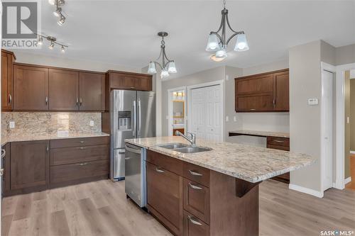 2B 5 2Nd Avenue, Lumsden, SK - Indoor Photo Showing Kitchen With Double Sink With Upgraded Kitchen