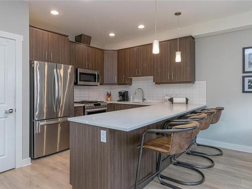 3439 Turnstone Dr, Langford, BC - Indoor Photo Showing Kitchen With Stainless Steel Kitchen With Upgraded Kitchen