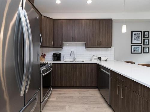 3439 Turnstone Dr, Langford, BC - Indoor Photo Showing Kitchen With Stainless Steel Kitchen With Upgraded Kitchen