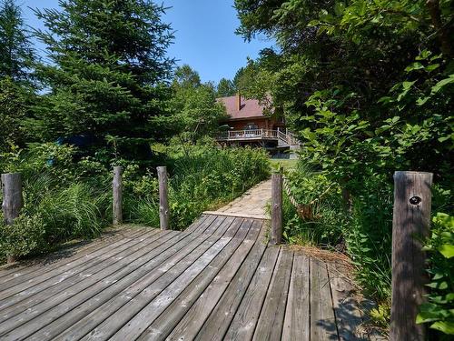 View - 1000 Ch. Des Rives, Notre-Dame-De-La-Merci, QC - Outdoor With Deck Patio Veranda