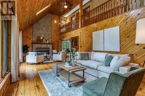 2853 13Th Line E, Trent Hills, ON - Indoor Photo Showing Living Room With Fireplace