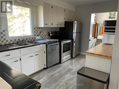 14 South Park Street, Quinte West, ON - Indoor Photo Showing Kitchen With Double Sink