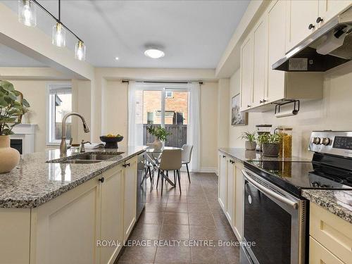 263 Grovehill Cres, Kitchener, ON - Indoor Photo Showing Kitchen With Double Sink With Upgraded Kitchen