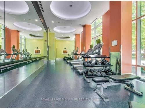 609-17 Anndale Dr, Toronto, ON - Indoor Photo Showing Gym Room