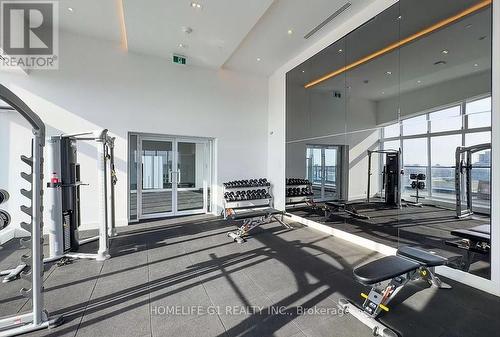 2507 - 297 Oak Walk Drive, Oakville, ON - Indoor Photo Showing Gym Room