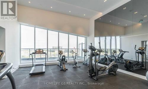 2507 - 297 Oak Walk Drive, Oakville, ON - Indoor Photo Showing Gym Room