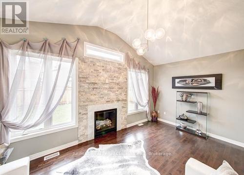 51 Jewelwing Court, Bradford West Gwillimbury, ON - Indoor Photo Showing Other Room With Fireplace