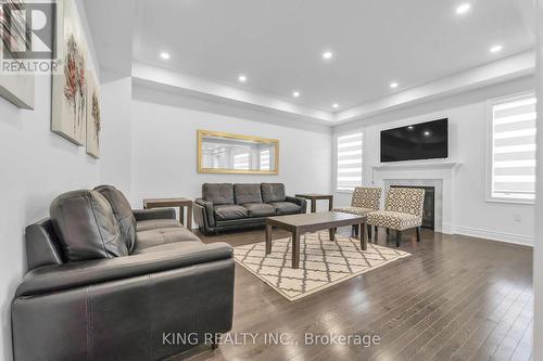 476 Wheat Boom Drive, Oakville, ON - Indoor Photo Showing Living Room With Fireplace