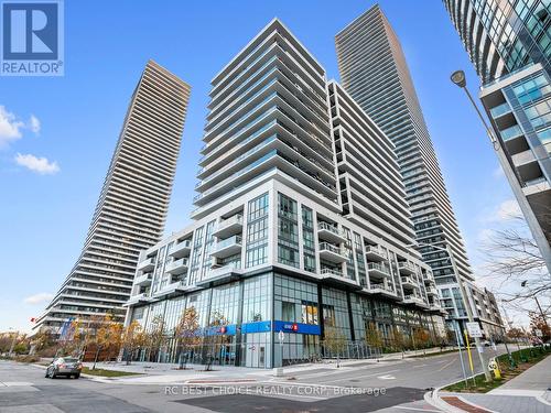 1008 - 65 Annie Craig Drive, Toronto, ON - Outdoor With Balcony With Facade