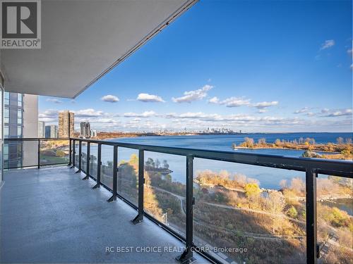 1008 - 65 Annie Craig Drive, Toronto, ON - Outdoor With Body Of Water With Balcony With View