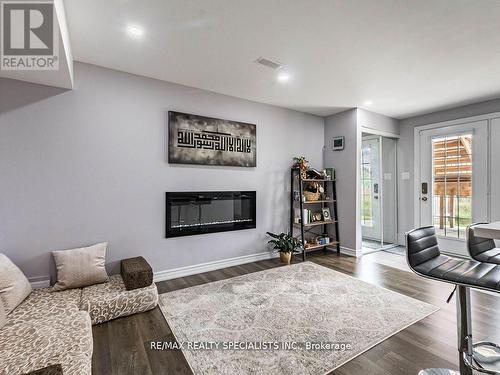 26 Lloyd Crescent, Brampton, ON - Indoor Photo Showing Living Room With Fireplace