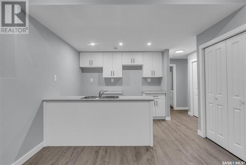 580 Kalra Street, Saskatoon, SK - Indoor Photo Showing Kitchen With Double Sink