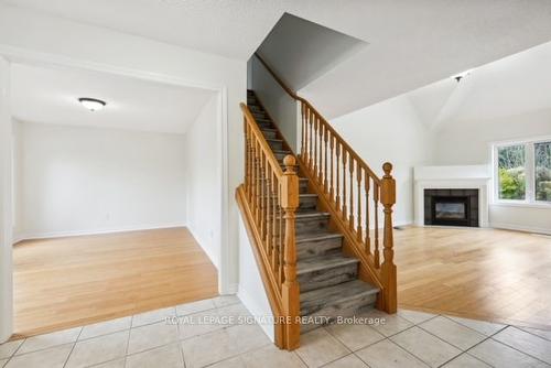 6 Valley Ridge Lane, Hamilton, ON - Indoor With Fireplace