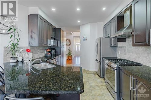 310 Wallaceburg Court, Ottawa, ON - Indoor Photo Showing Kitchen With Stainless Steel Kitchen With Double Sink With Upgraded Kitchen