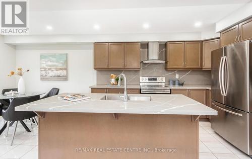 61 Stewardship Drive, Brampton, ON - Indoor Photo Showing Kitchen With Stainless Steel Kitchen