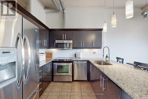 1101 - 700 King Street W, Toronto, ON - Indoor Photo Showing Kitchen With Stainless Steel Kitchen With Upgraded Kitchen