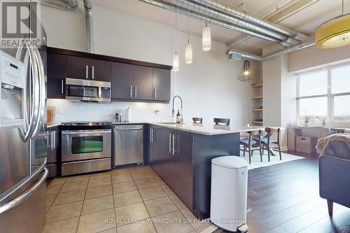 1101 - 700 King Street W, Toronto, ON - Indoor Photo Showing Kitchen With Stainless Steel Kitchen With Upgraded Kitchen