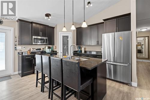 710 Rosewood Boulevard W, Saskatoon, SK - Indoor Photo Showing Kitchen With Double Sink With Upgraded Kitchen