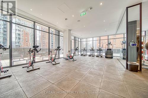 709 - 20 Edward Street, Toronto, ON - Indoor Photo Showing Gym Room