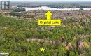 Birds eye view of property featuring a water view - Beside 314 Clear Bay Road W, Kinmount, ON 