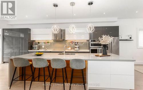 16B Benson Avenue, Mississauga, ON - Indoor Photo Showing Kitchen With Double Sink With Upgraded Kitchen