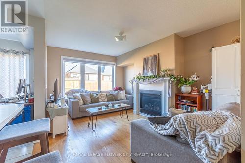 240 Palmer Lane, Woodstock, ON - Indoor Photo Showing Living Room With Fireplace