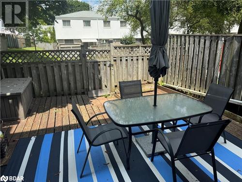 View of wooden terrace - 325 William Williams Street Unit# 31, Shelburne, ON - Outdoor With Deck Patio Veranda With Exterior