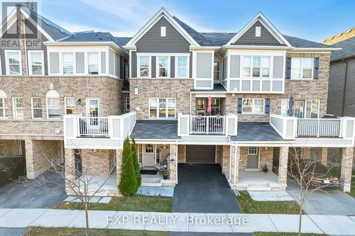 106 Lemieux Court, Milton, ON - Outdoor With Balcony With Facade