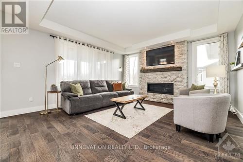 55 White Tail Drive, Lanark, ON - Indoor Photo Showing Living Room With Fireplace