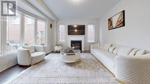 4 Waterleaf Road, Markham, ON - Indoor Photo Showing Living Room With Fireplace