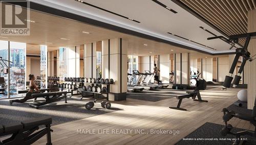 4206 - 252 Church Street, Toronto, ON - Indoor Photo Showing Gym Room