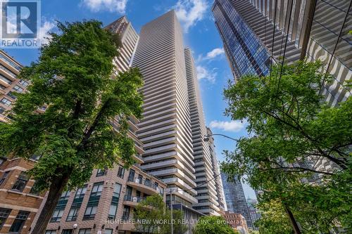 2508 - 42 Charles Street E, Toronto, ON - Outdoor With Balcony With Facade