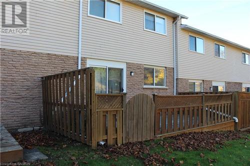 Rear view of property with a deck - 48 Lamson Crescent Unit# 48, Owen Sound, ON - Outdoor With Exterior