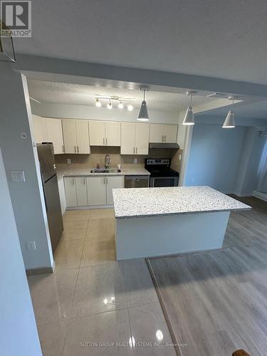 125 - 1050 Stainton Drive, Mississauga, ON - Indoor Photo Showing Kitchen With Double Sink