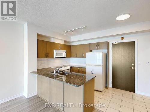 2509 - 3504 Hurontario Street, Mississauga, ON - Indoor Photo Showing Kitchen With Double Sink