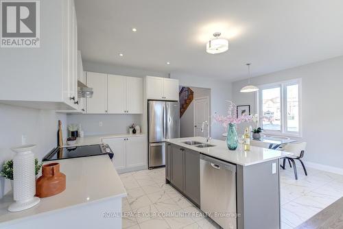 963 Grosbeak Trail, Pickering, ON - Indoor Photo Showing Kitchen With Stainless Steel Kitchen With Double Sink