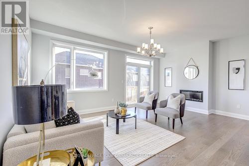 963 Grosbeak Trail, Pickering, ON - Indoor Photo Showing Living Room With Fireplace