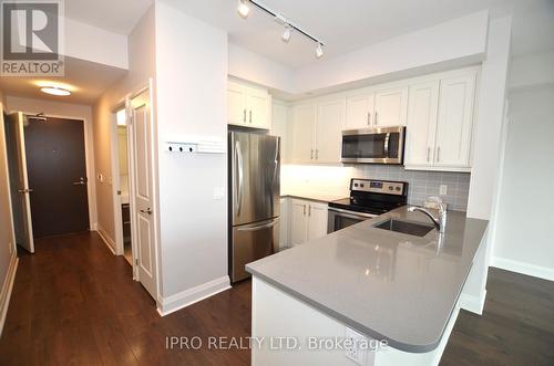 1302 - 15 Zorra Street, Toronto, ON - Indoor Photo Showing Kitchen With Stainless Steel Kitchen